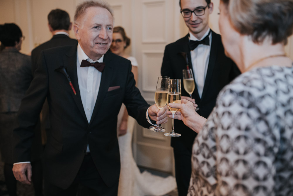 Intime Winterhochzeit Schloss Bensberg