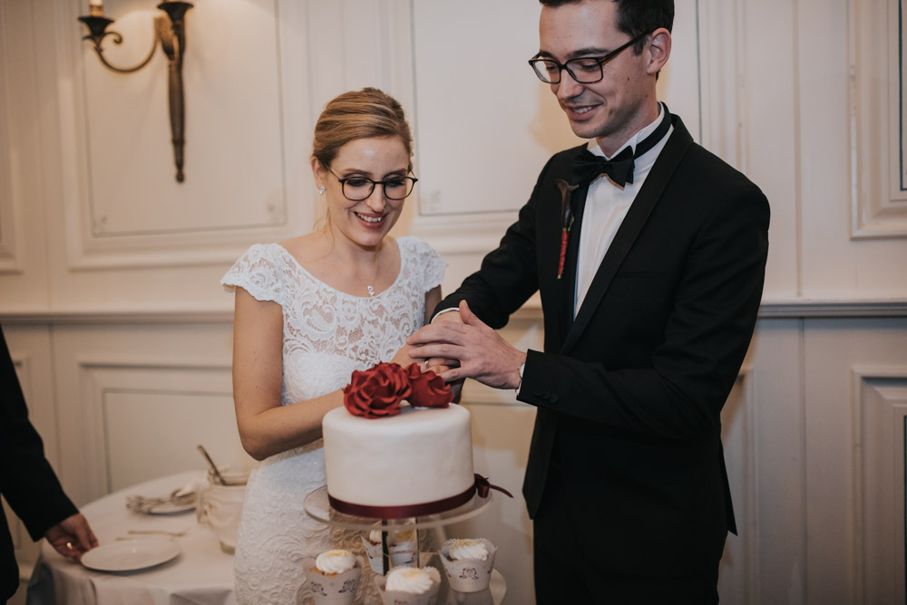 Intime Winterhochzeit Schloss Bensberg