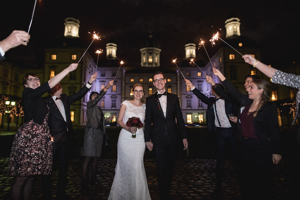 Intime Winterhochzeit Schloss Bensberg