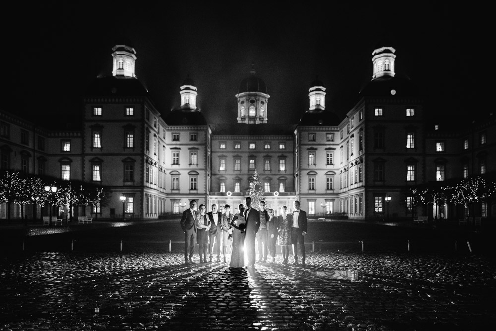 Intime Winterhochzeit Schloss Bensberg