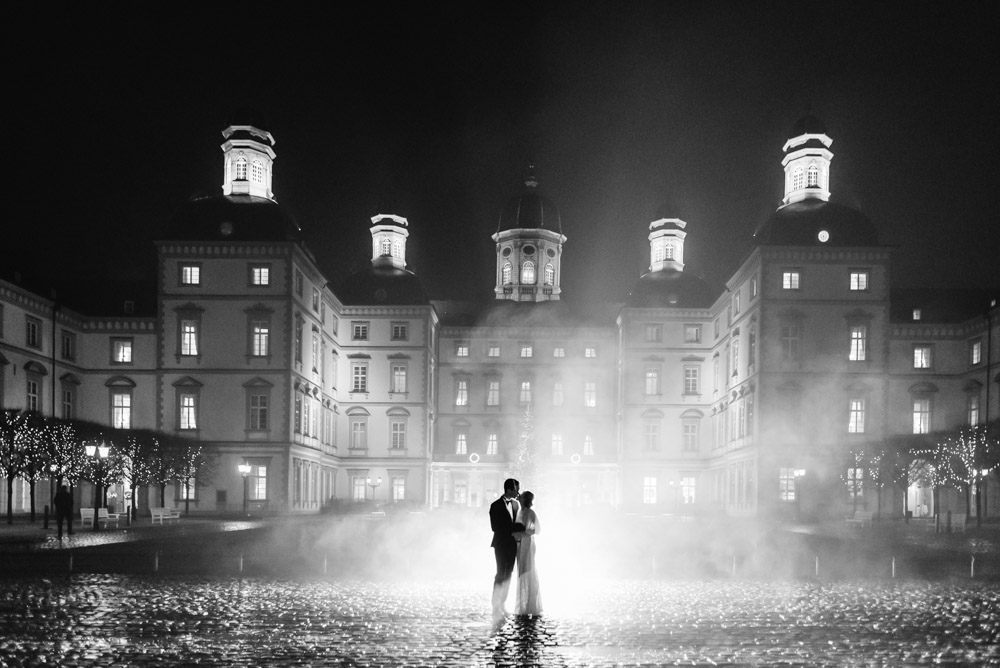 Intime Winterhochzeit Schloss Bensberg