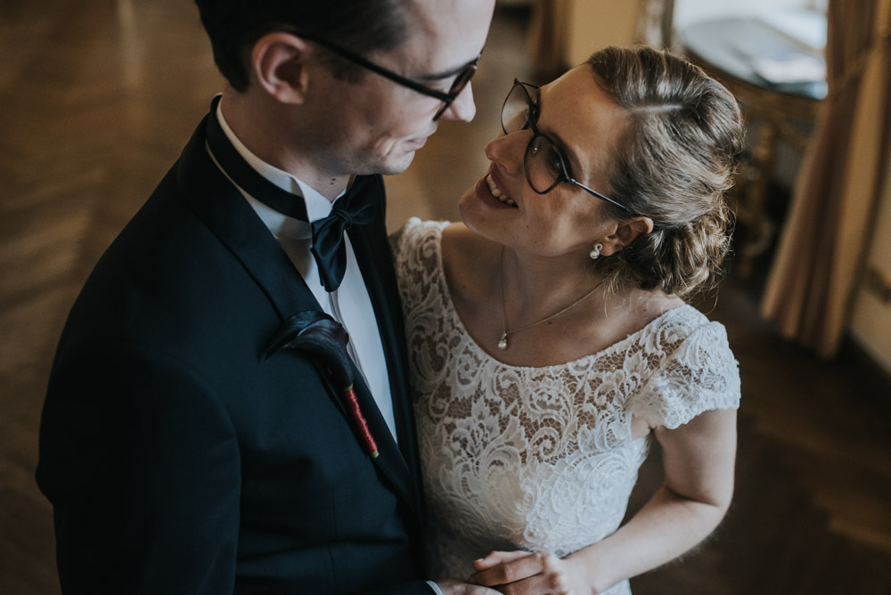 Intime Winterhochzeit Schloss Bensberg