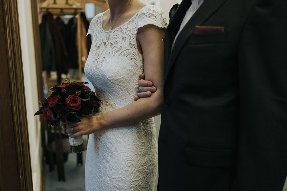Intime Winterhochzeit Schloss Bensberg