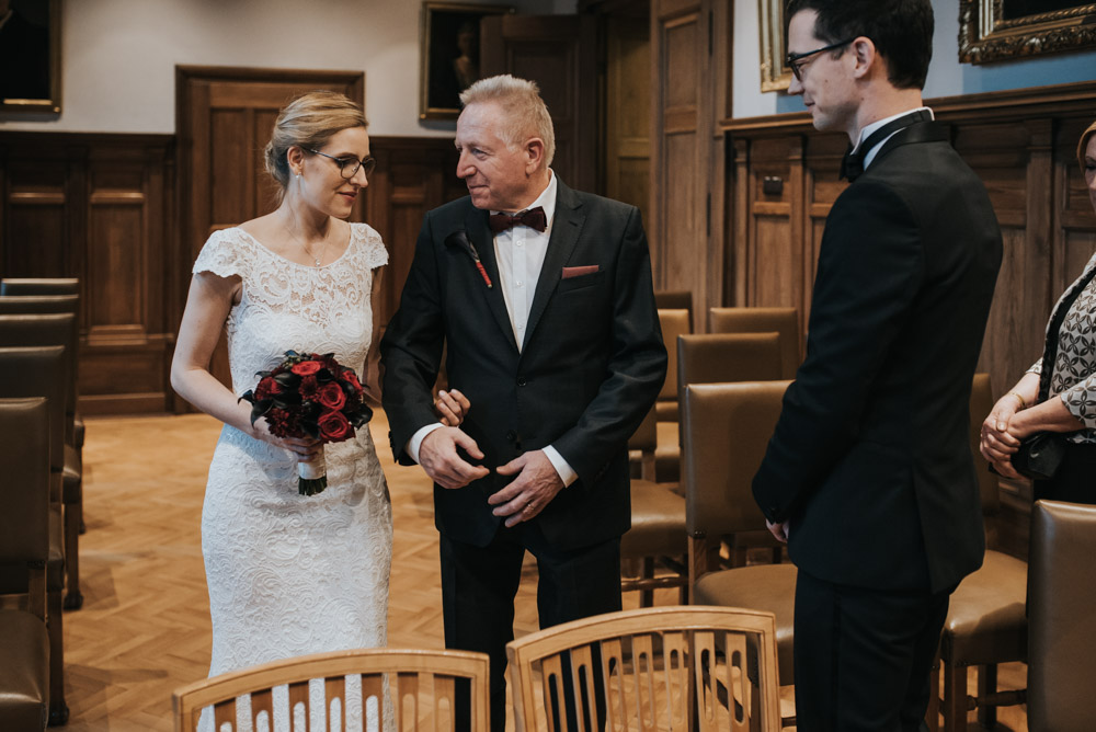 Intime Winterhochzeit Schloss Bensberg